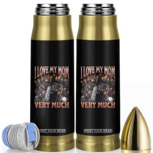 I Love My Mom Very Much Flaming Reaper Biker Graphic Bullet Tumbler Sarcastic Metalhead Humor Skeleton Juxtaposition Meme TS02
