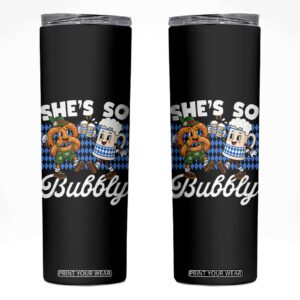 She is So Bubbly Foamy Beer Mug Oktoberfest Skinny Tumbler Matching Couple Drinking Humor Graphic TS02