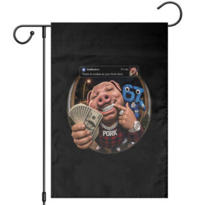 John Pork 67 Meme Funny Brainrot Garden Flag There is Motion at Your Front Door TS10
