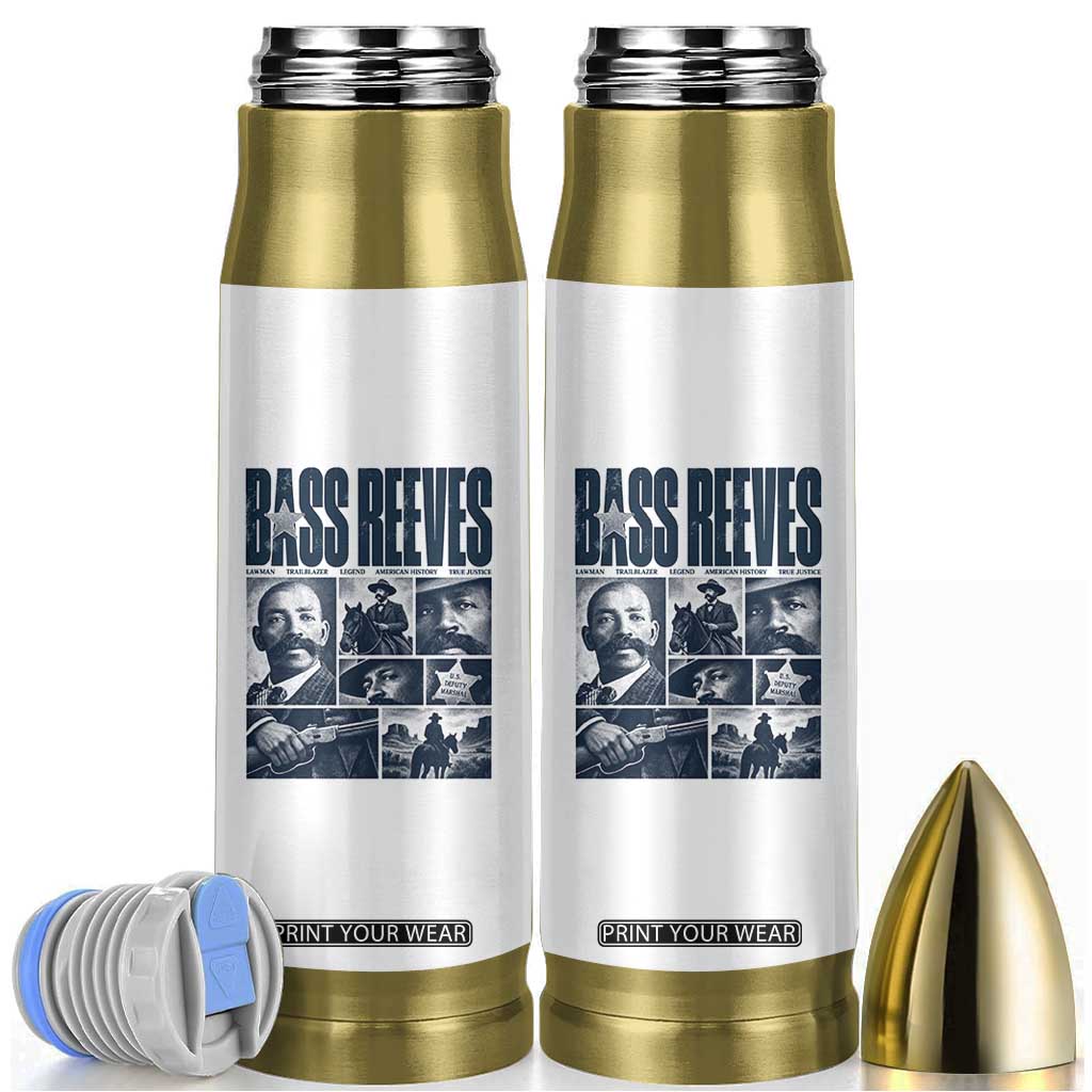 Bass Reeves Bullet Tumbler US Deputy Marshal First Black Lawman American History Graphic TS10