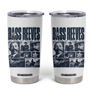 Bass Reeves Tumbler Cup US Deputy Marshal First Black Lawman American History Graphic TS10