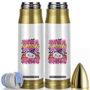 You Are A Spooky Dumpling Halloween Bullet Tumbler Kawaii Glitter Dim Sum Food Squishy TS11