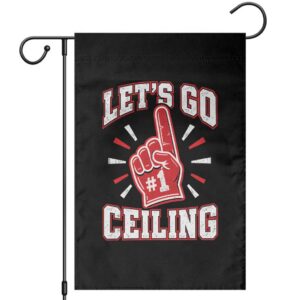Lets Go Ceiling Fan Funny Lazy Halloween Garden Flag TS11