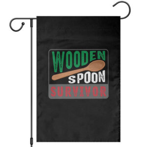 Funny Wooden Spoon Survivor Garden Flag Italian Parenting TS11