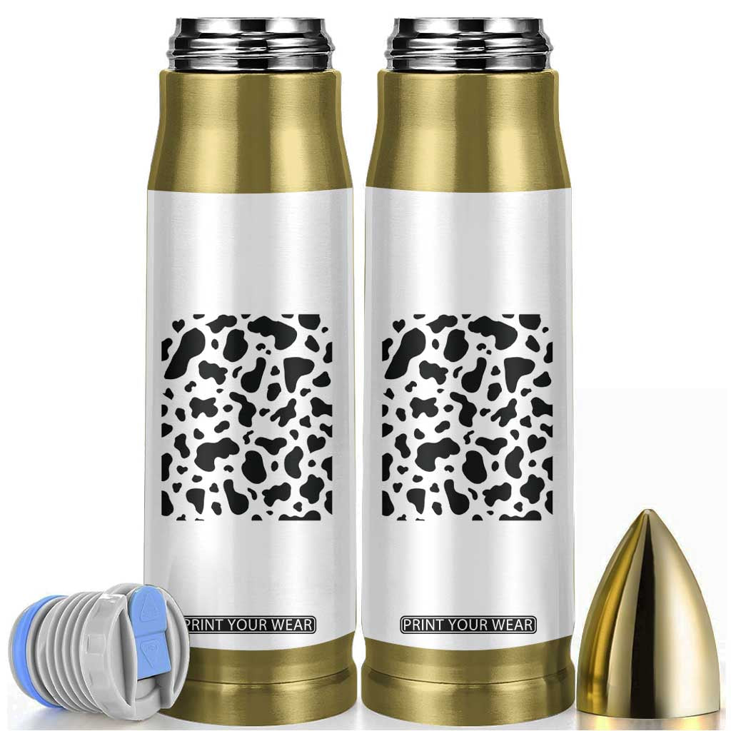 Western Cow Pattern Print Bullet Tumbler Bull Cow Lover Gift TS11